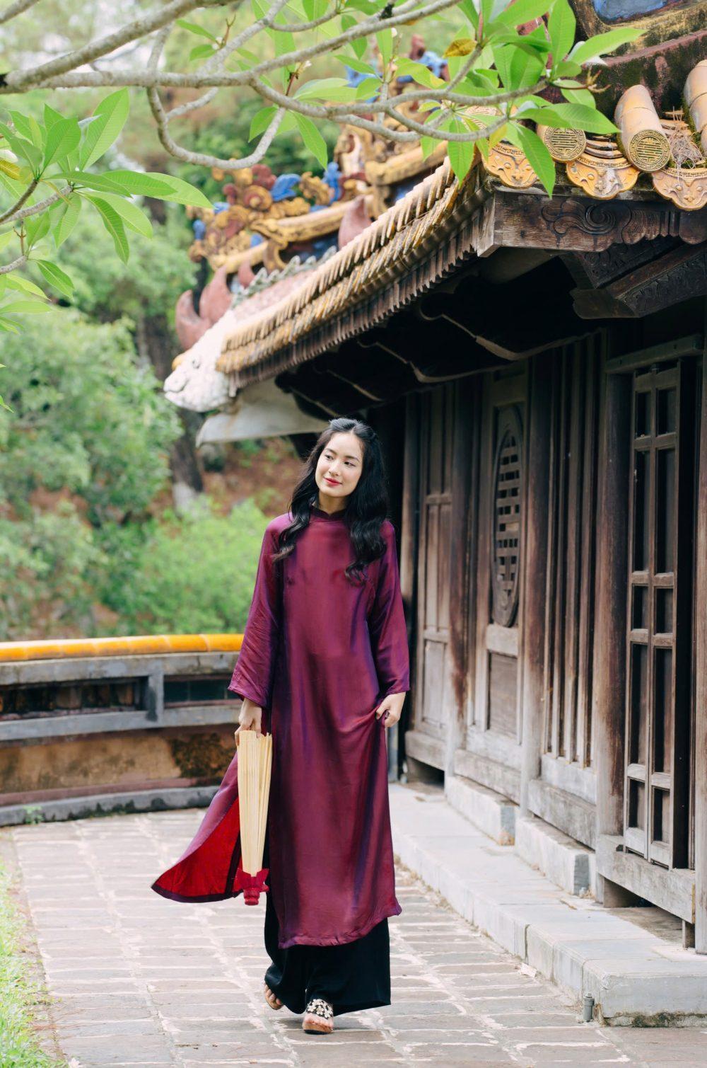 Quần lụa tơ tằm trơn