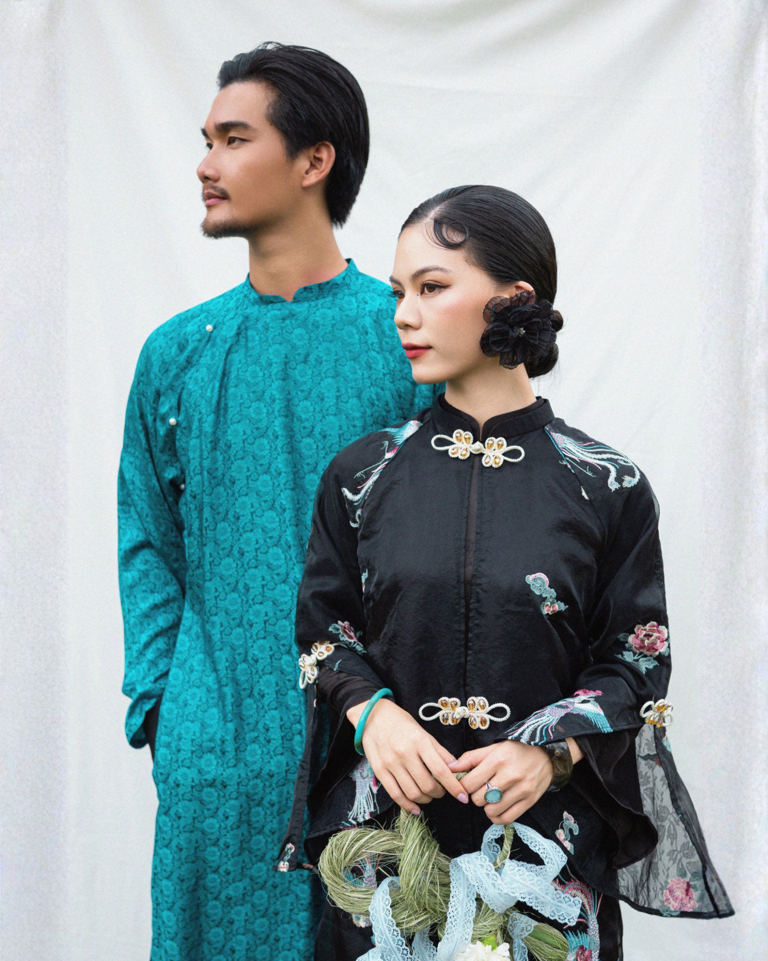 Set Áo Dài Đôi - Phụng Vân
